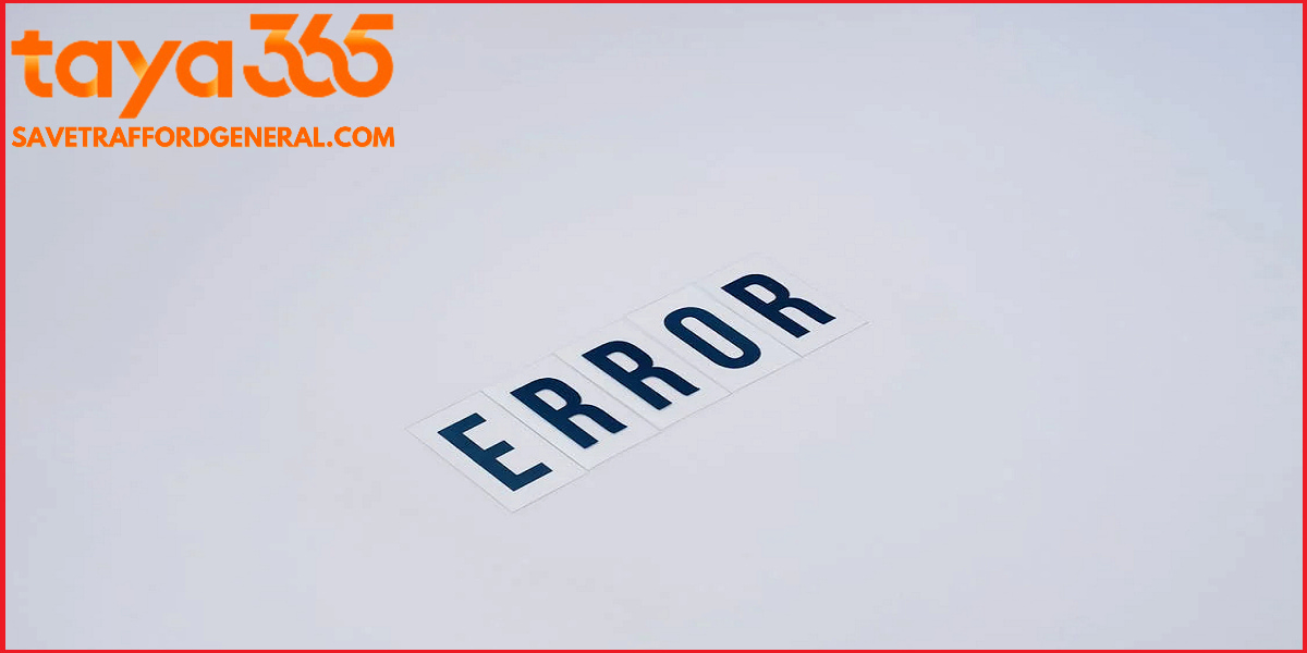 Information about invalid login errors at Taya365 bookmaker