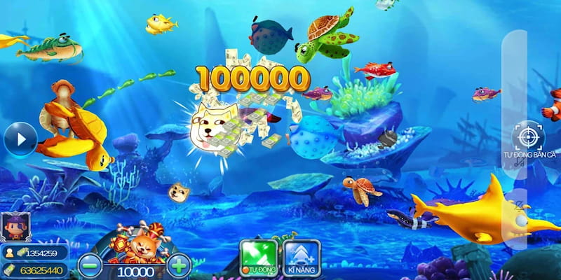 Slow and steady is a very effective fishing game tip at Taya365